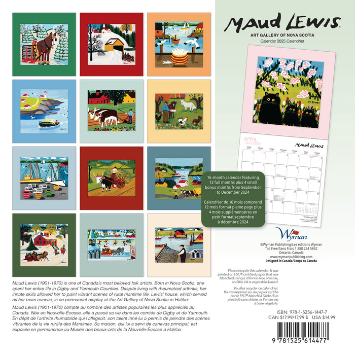 Maud Lewis Calendars 2025