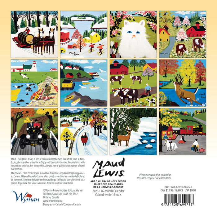 Maud Lewis Calendars 2026
