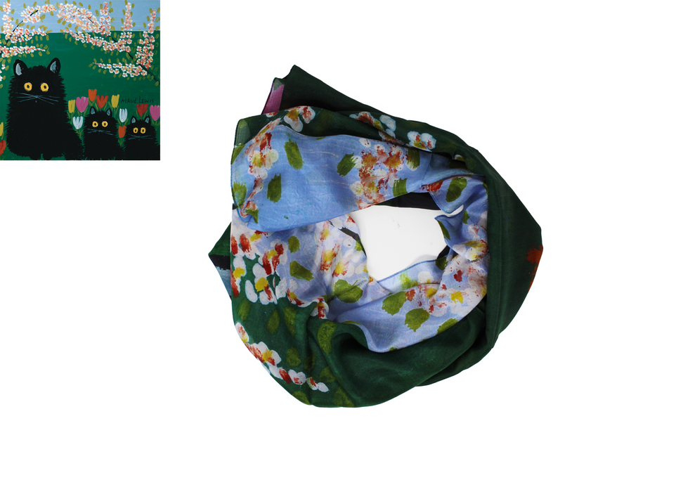 Maud Lewis Silk Scarves