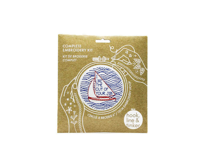 Hook Line & Tinker Embroidery Kits