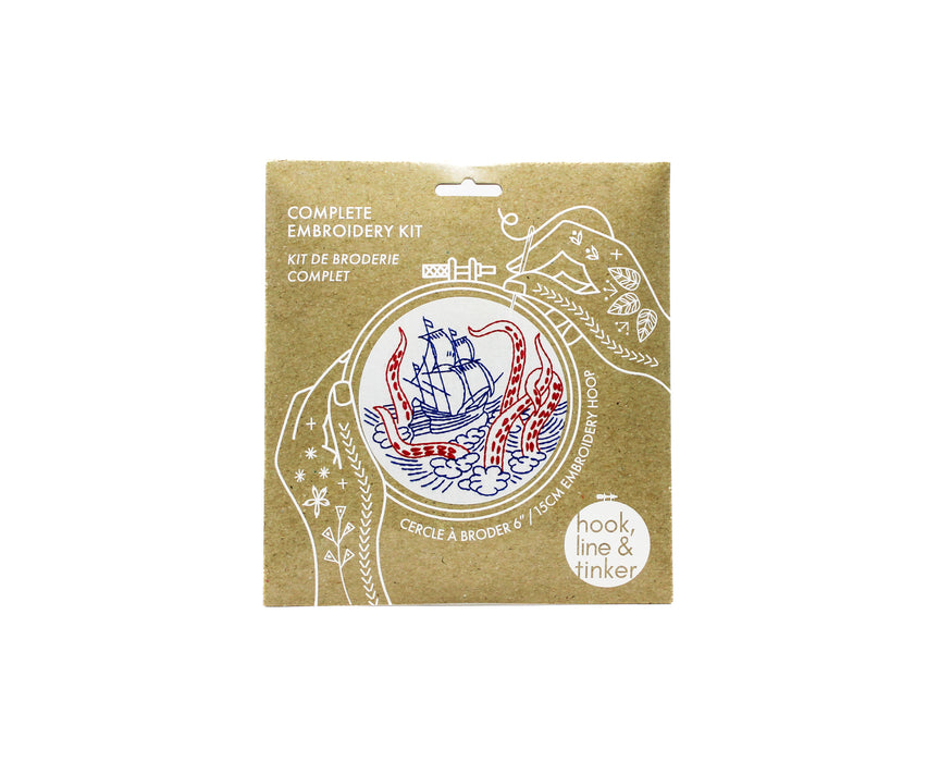 Hook Line & Tinker Embroidery Kits