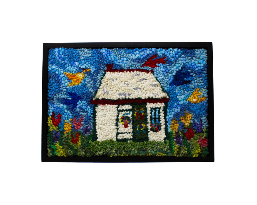 Deanne Fitzpatrick Studio - Maud Lewis Painted House Rug Hooking Kit 10”x 15”