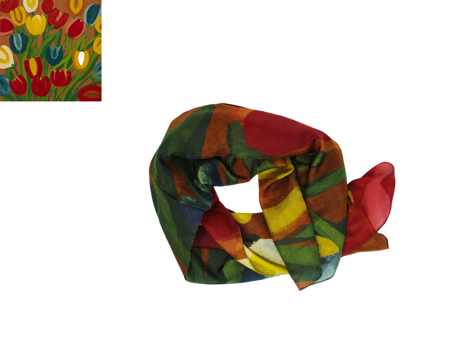 Maud Lewis Silk Scarves