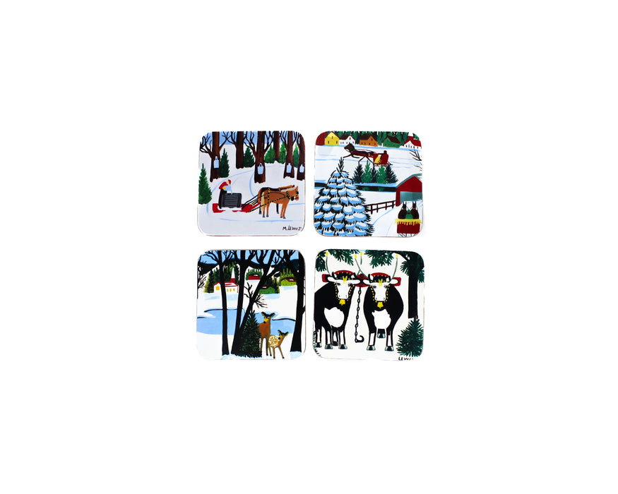 Maud Lewis Coasters