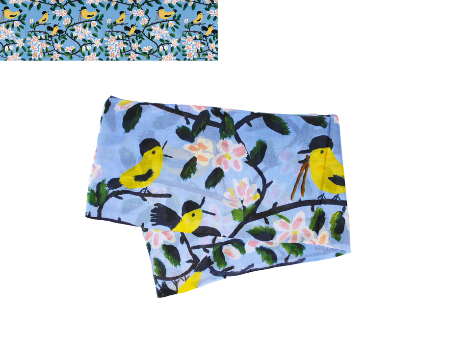 Maud Lewis Silk Scarves