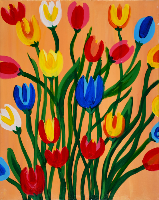 Painting & Pints – Maud Lewis’ Tulips