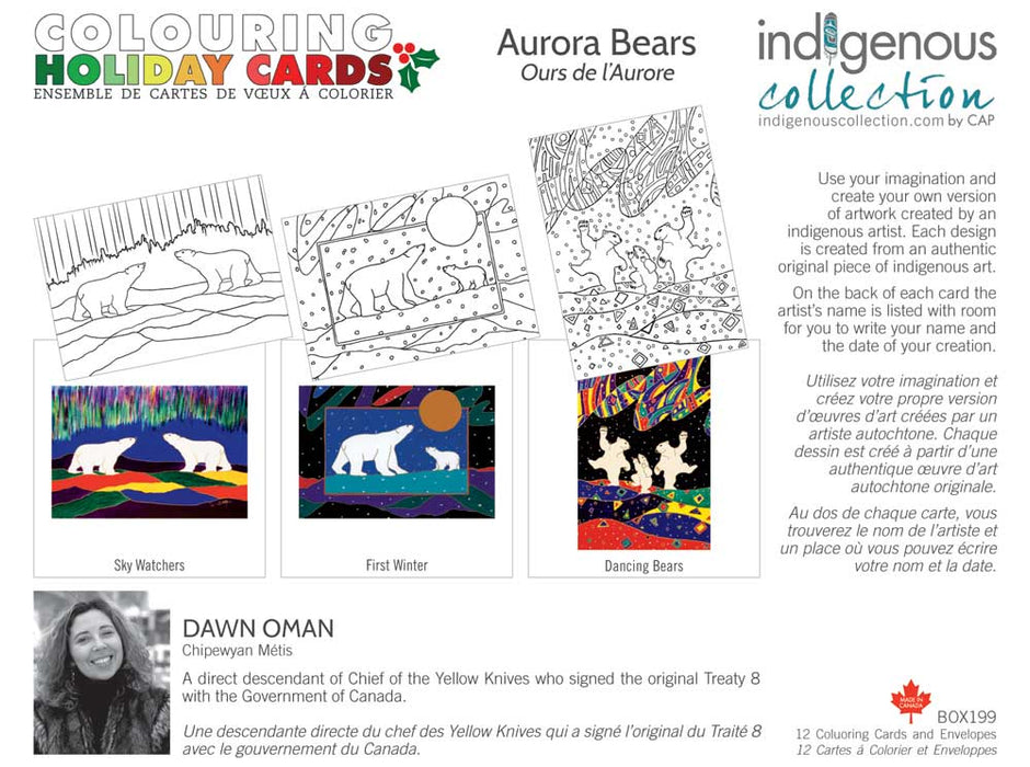 Colouring Note Cards - Indigenous Collection by CAP
