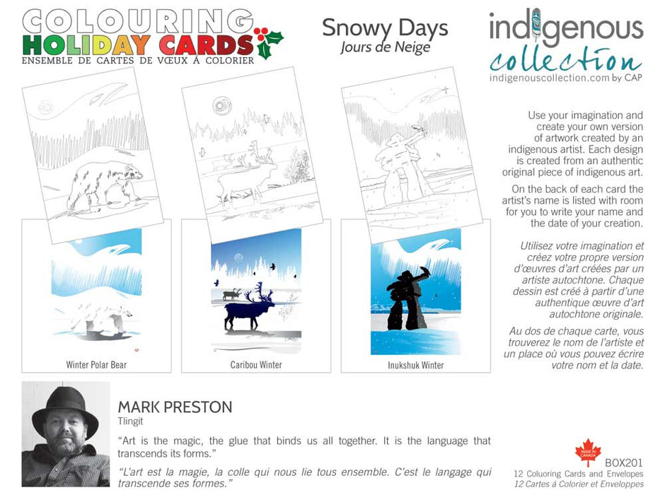 Colouring Note Cards - Indigenous Collection by CAP