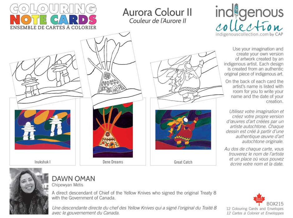 Colouring Note Cards - Indigenous Collection by CAP