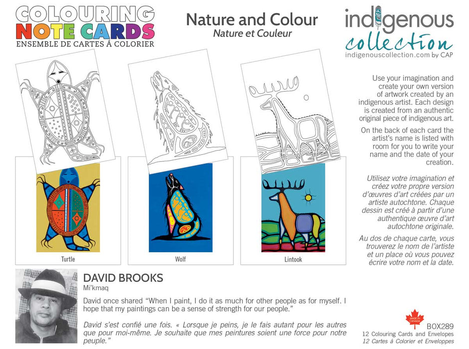 Colouring Note Cards - Indigenous Collection by CAP