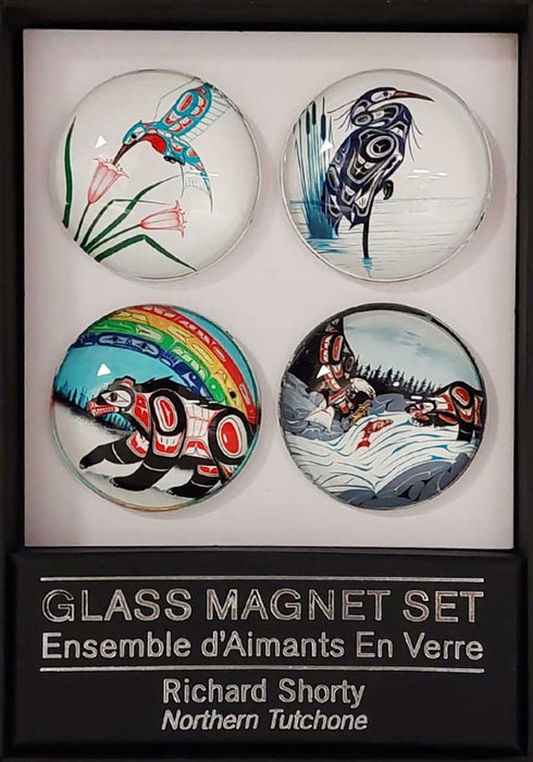 Glass Magnet Set of 4 - Indigenous Collection by CAP