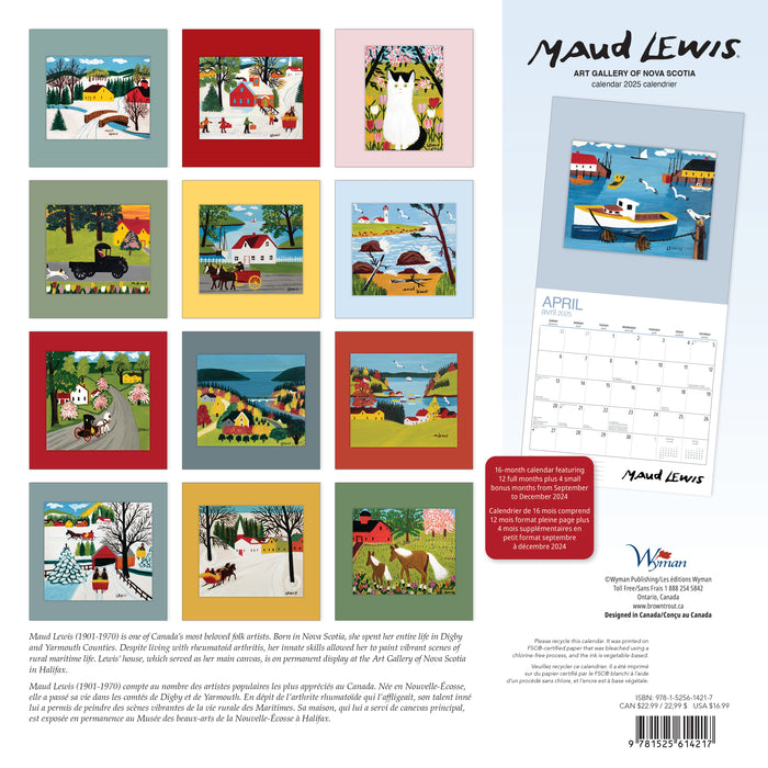 Maud Lewis Calendars 2025