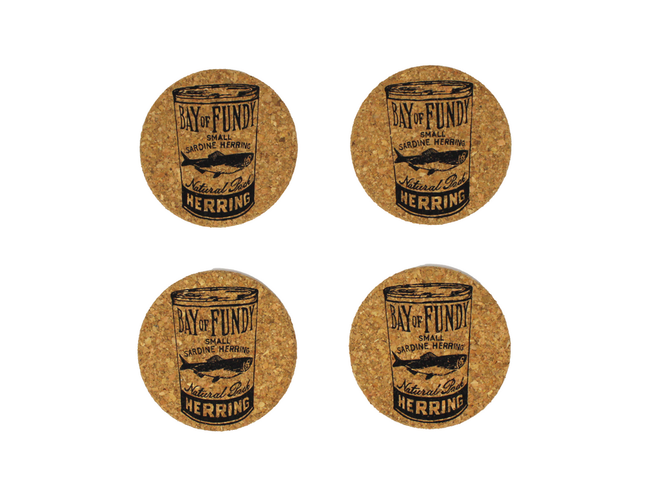 Holdfast Ink - Hand Printed Cork Coasters