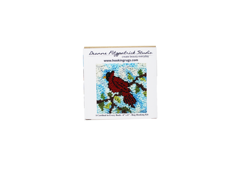 Deanne Fitzpatrick Studio - Rug Hooking Beginner Kits 6" x 6"