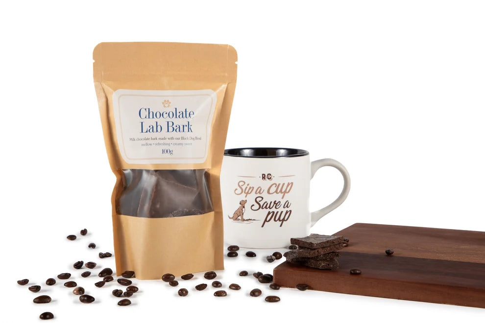 Rescue Coffee Chocolate Bark