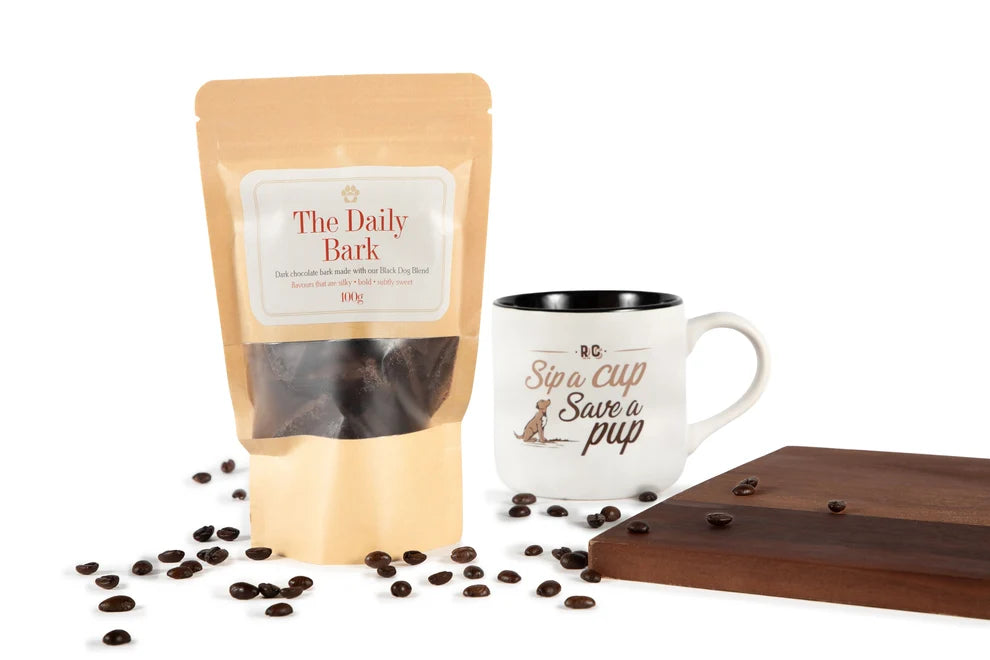Rescue Coffee Chocolate Bark