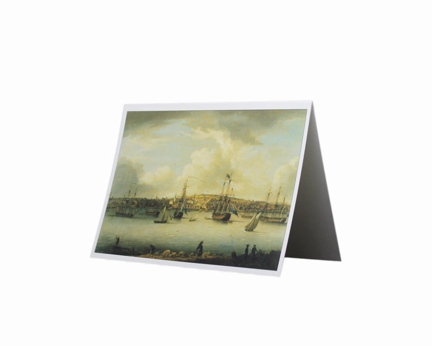 Greeting Card - Dominic Serres, Town and Harbour of Halifax as they appear from the opposite shore called Dartmouth