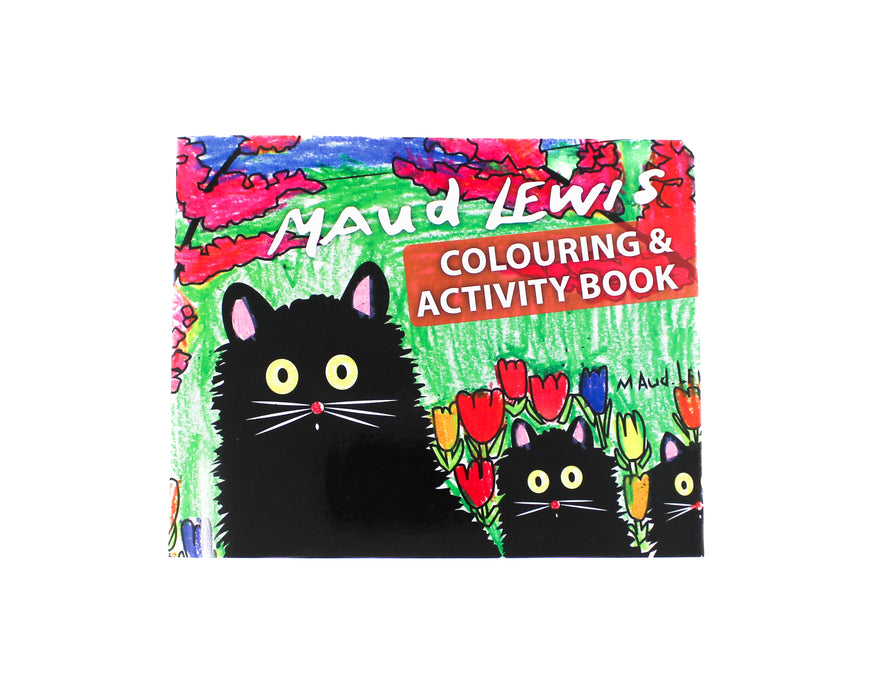 Maud Lewis Colouring and Activity Book Volume 1 (Three Black Cats)