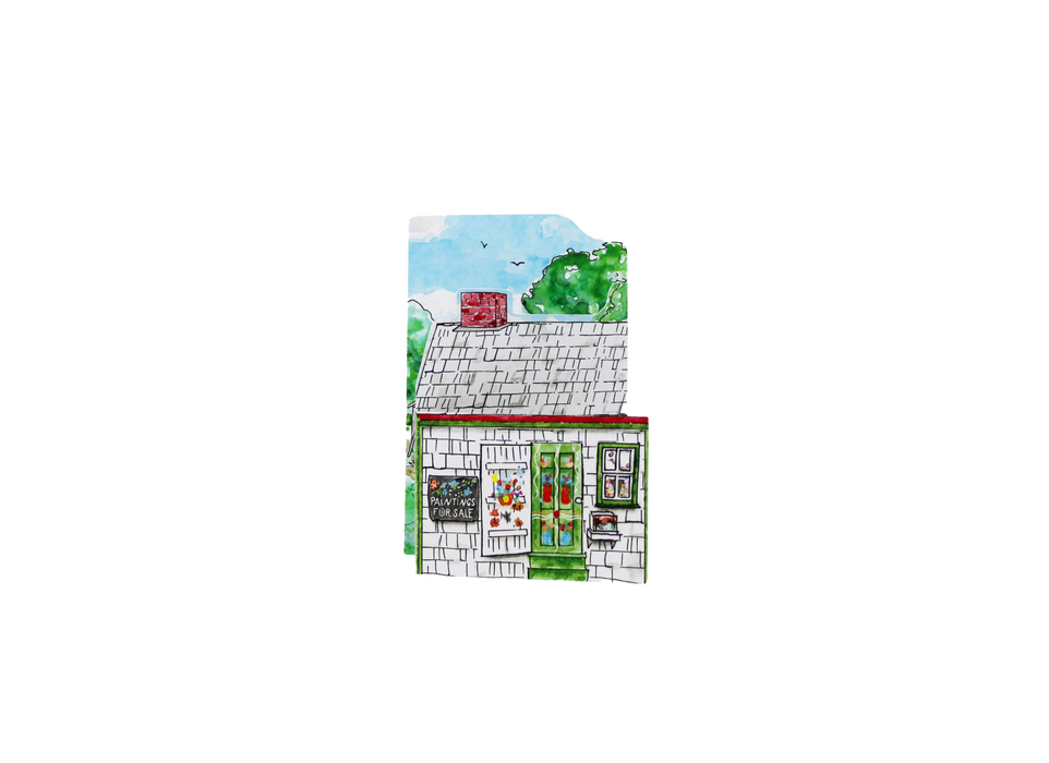 Bardbardbard Gatefold Cards - Maud Lewis Painted House