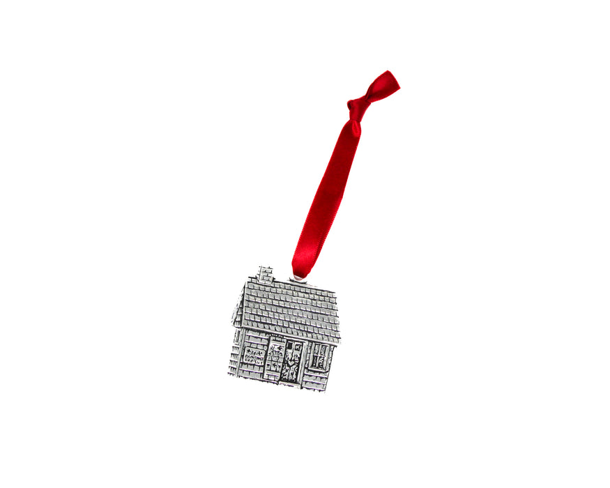 Maud Lewis Painted House Pewter Holiday Ornament