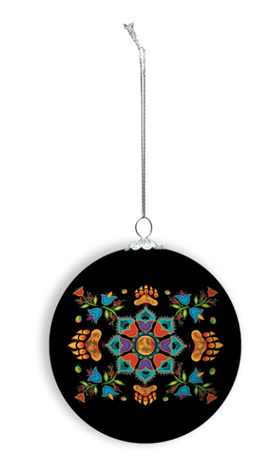 Hand painted glass ornaments Indigenous Collection by Canadian Art Prints