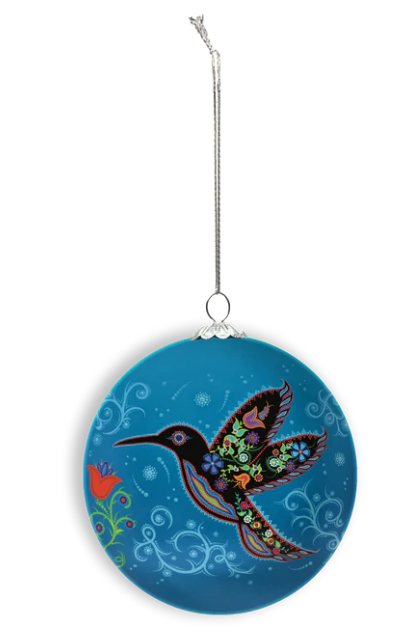 Hand painted glass ornaments Indigenous Collection by Canadian Art Prints