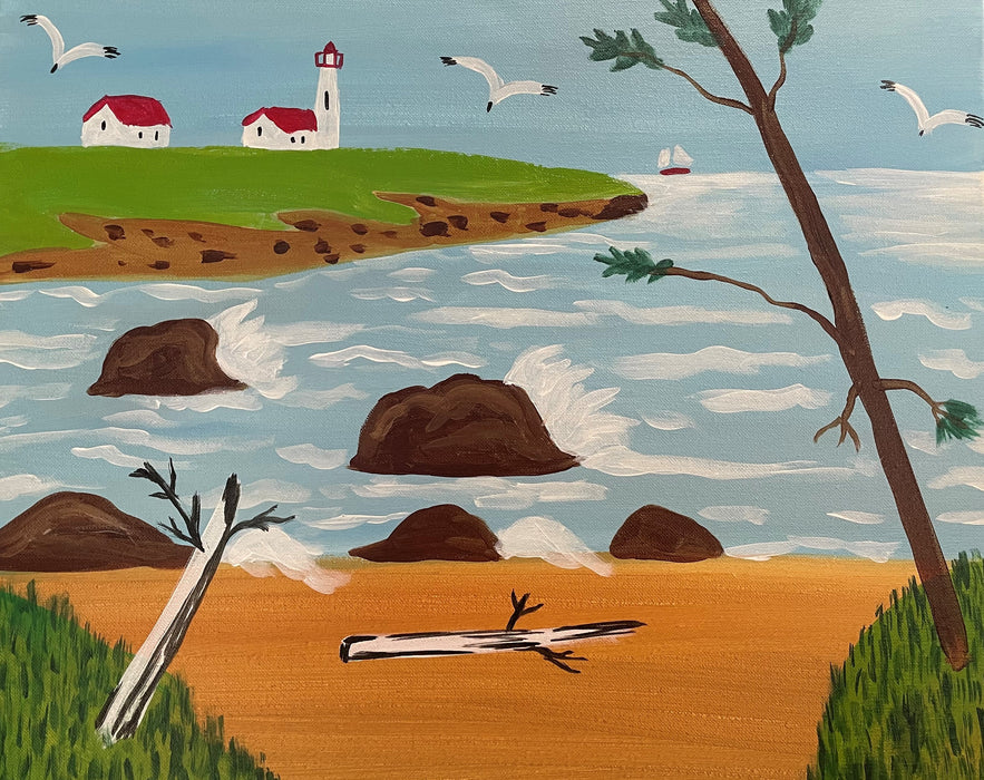 Painting and Pints – Maud Lewis’ Lighthouse, Yarmouth County