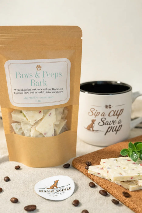 Rescue Coffee Chocolate Bark