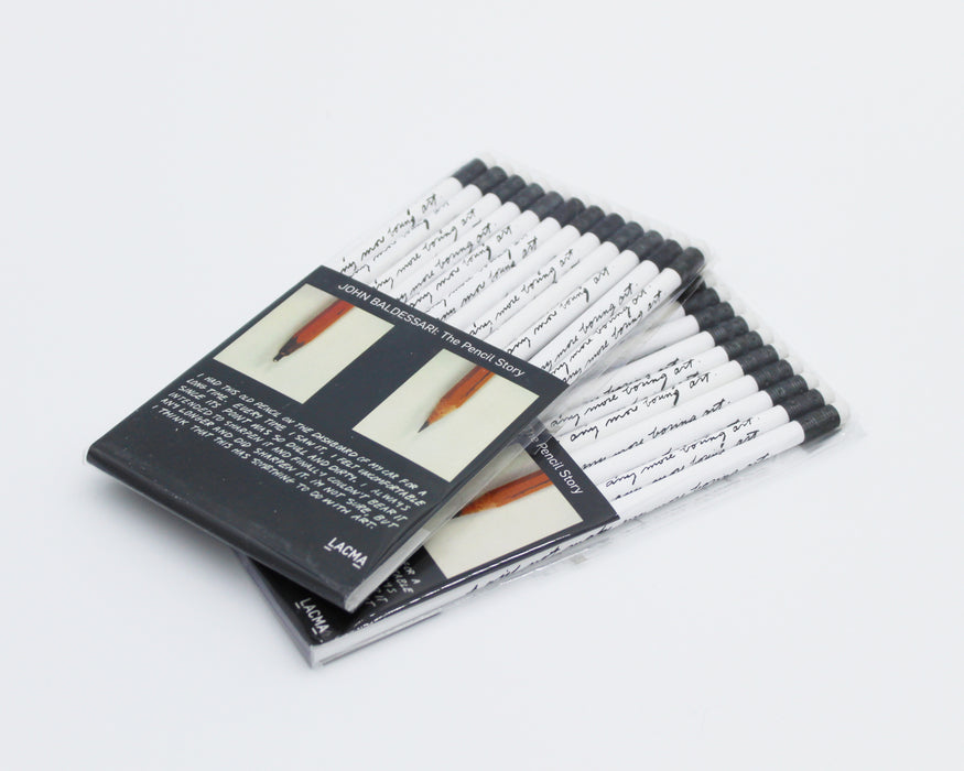 Baldessari, I Will Not Make Any More Boring Art Pencil Set