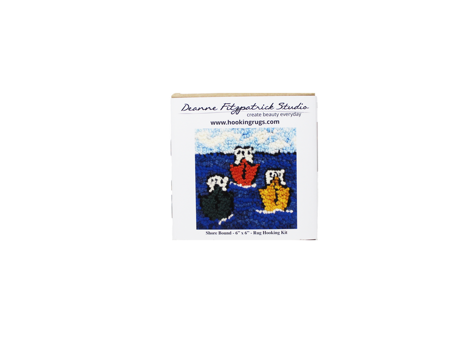 Deanne Fitzpatrick Studio - Rug Hooking Beginner Kits 6" x 6"