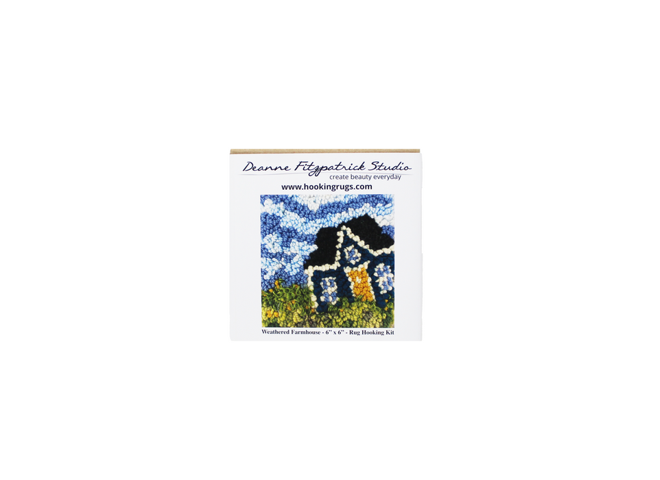 Deanne Fitzpatrick Studio - Rug Hooking Beginner Kits 6" x 6"