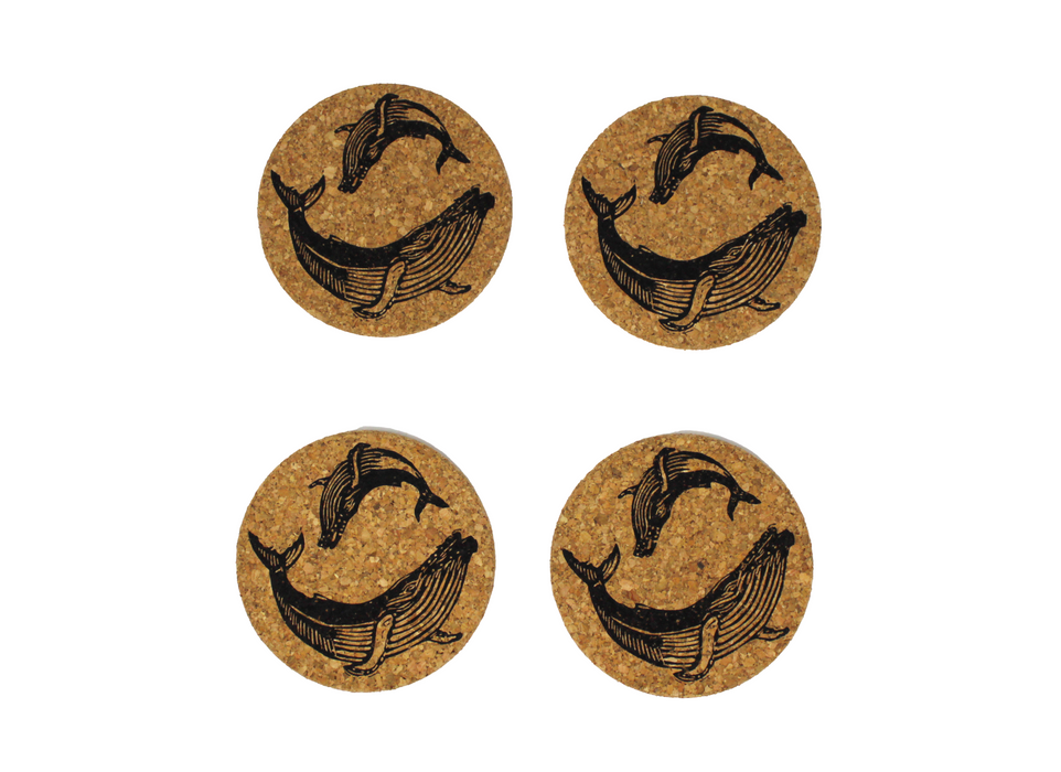 Holdfast Ink - Hand Printed Cork Coasters