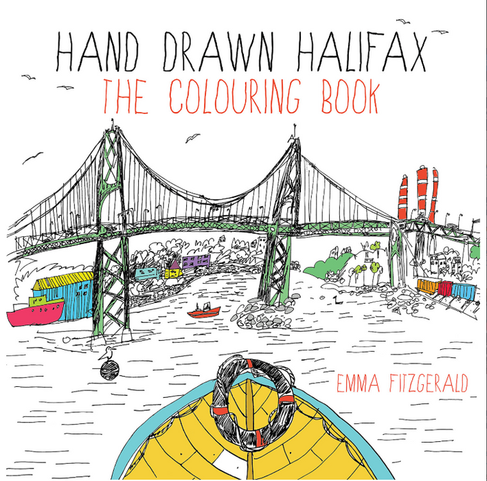 Hand Drawn Halifax: The Colouring Book by Emma FitzGerald