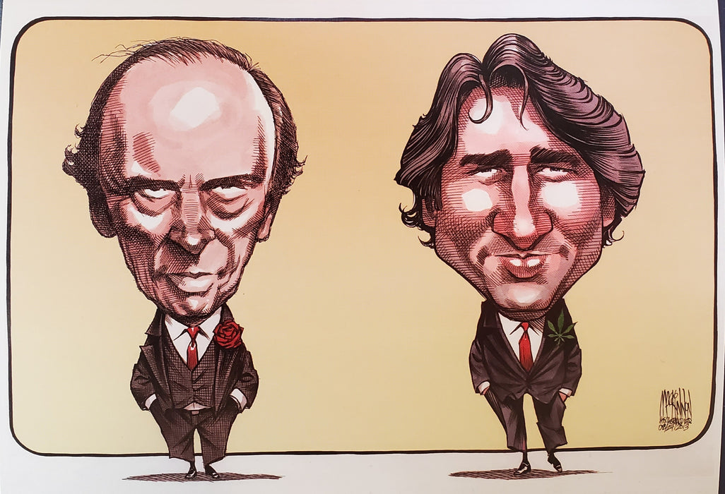 Prime Suspects: Canada’s Prime Ministers in Caricature by Bruce MacKinnon - Postcards