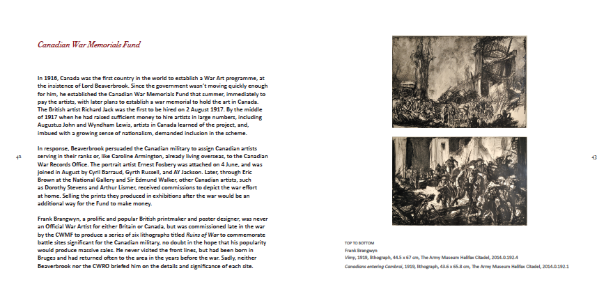 Vimy Ridge... Artists Document the First World War
