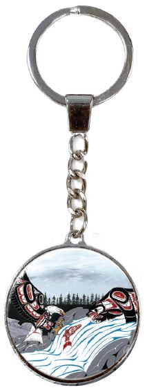 Glass Key Chains - Indigenous Collection by CAP