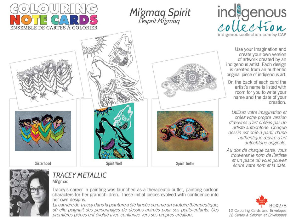 Colouring Note Cards - Indigenous Collection by CAP