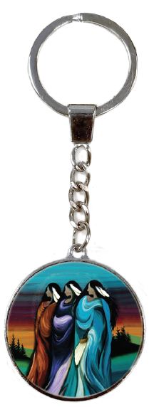 Glass Key Chains - Indigenous Collection by CAP